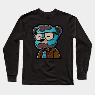 Nerdy Bear Long Sleeve T-Shirt